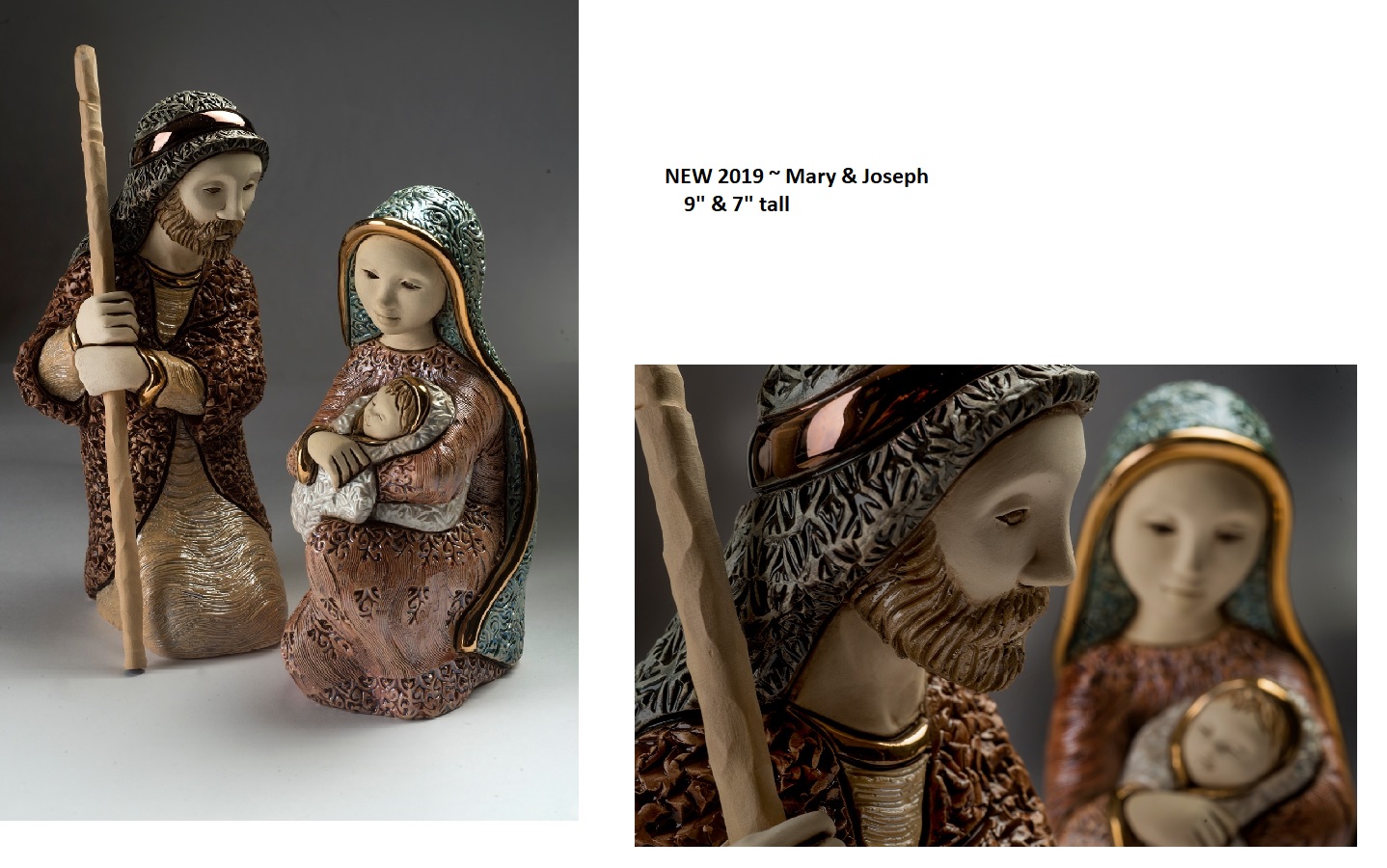 2019 New Large Mary & Joseph #3012